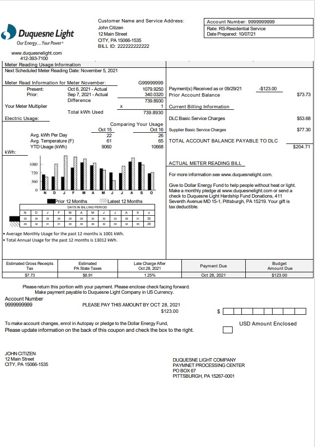  Minol USA business utility bill 